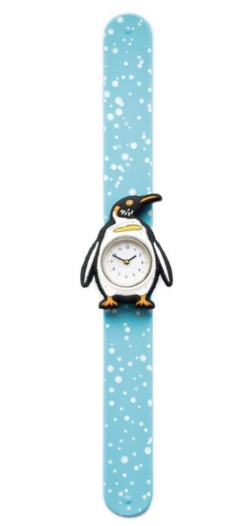 Image de Mava Slap-on Horloge Pinguïn – Slap-on Kids Watch – vanaf 6 jaar