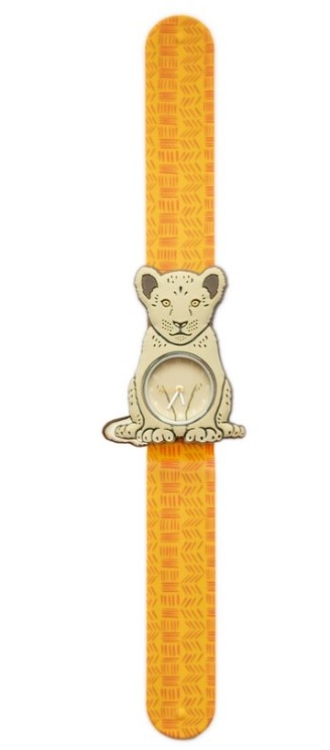 Image de Mava Slap-on Horloge Leeuwenwelp – Slap-on Kids Watch – vanaf 6 jaar