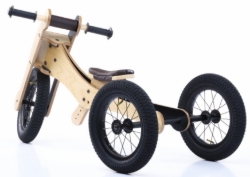 Image de Trybike Zadelhoes & Kinbeschermer Bruin – Set voor Houten Trybike