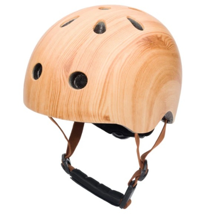 Bild von Trybike CoConuts Fietshelm XS Hout-Design – Veilig & Verstelbaar – vanaf 1,5 jaar