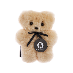 Bild von Frenchflair Flatout - Schapenwollen Knuffelbeer, 20 cm - Honingkleur – Natuurlijk & Rustgevend – Vanaf 0 jaar