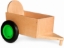 Van Dijk Toys Aanhanger Beuken voor Loopfiets - Naturel/Groen