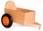 Van Dijk Toys Aanhanger Beuken voor Loopfiets - Naturel/Oranje