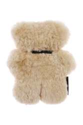 FLATOUTbear - Schapenwollen Knuffelbeer, 20 cm - Honingkleur – Natuurlijk & Rustgevend – Vanaf 0 jaar