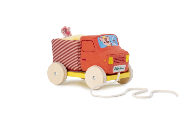 Lilliputiens trekfiguur kiepwagen  MT-22.83513 duurzaam speelgoed 1