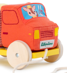 Lilliputiens trekfiguur kiepwagen  MT-22.83513 duurzaam speelgoed 4