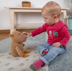 Sigikid Knuffel Capibara Natural Friends 100%biologisch Katoen en kapok NBB-SIGNF-31064 duurzaam speelgoed 6