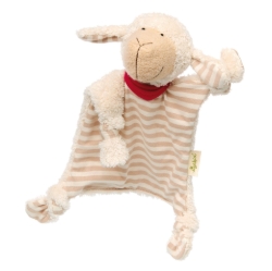 Sigikid Green - Tutdoekje Schaap Beige gestreept - Biologisch katoen en zuiver scheerwolvulling NBB-SIGGA-38885 duurzaam speelgoed 1
