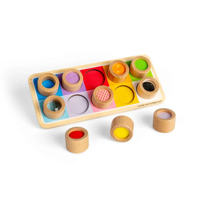 Big Jigs - Montessori Sensory memo bord Hout 100%FSC 1+ BJ-36020 Duurzaam speelgoed 1