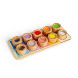 Big Jigs - Montessori Sensory memo bord Hout 100%FSC 1+ BJ-36020 Duurzaam speelgoed 3