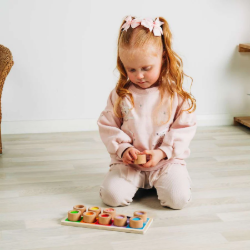 Big Jigs - Montessori Sensory memo bord Hout 100%FSC 1+ BJ-36020 Duurzaam speelgoed 5