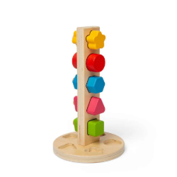 Big Jigs - Montessori Houten Schroef en bout toren 1+ 100% FSC BJ-37002 Duurzaam speelgoed 4