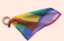 Little Botanic Playcycle speeldoek klein 30 cm met houten ring regenboog waves LB-PCSD-RFW-02 Duurzaam speelgoed 1