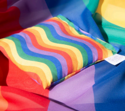 Little Botanic Playcycle speeldoek klein 30 cm met houten ring regenboog waves LB-PCSD-RFW-02 Duurzaam speelgoed 3