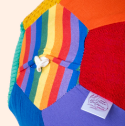 Little Botanic Sensorische ballonbal regenboog LB-SB-RB-001 Duurzaam speelgoed 3