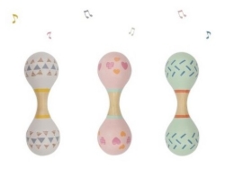 Bild von Playwood - Sambabal halter pastel kleuren Assortie 0+