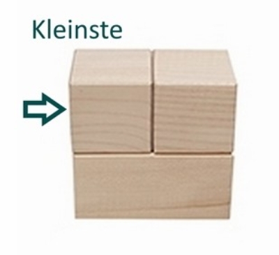 Picture of Blanke Houten Mijlpaalblok ( 5,5 x 5,5 x 5,5 cm) – Massief Beukenhout