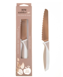KiddiKutter - Kunststof Kindermes Rose Gold Limited Edition - Kinderveilig - vanaf 3 jaar
