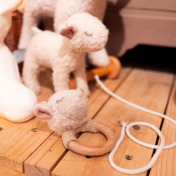 ET120037 Egmont Knuffel rammelaar schaap Mary. 13 cm. 0+ Duurzaam speelgoed 4