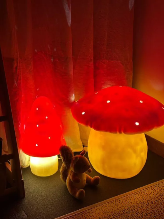 ET360637RED Egmont lamp paddenstoel Rood + dimmer Duurzaam speelgoed 3
