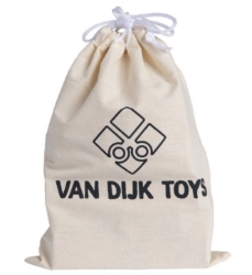 Van Dijk Toys Blokkenset – 37 Beukenhouten Blokken + Opbergzak – 12m+