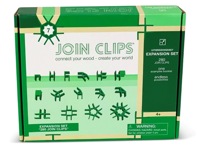 JOIN CLIPS Bouwplankjes Uitbreidingsset – 280 Clips – Vanaf 4 jaar