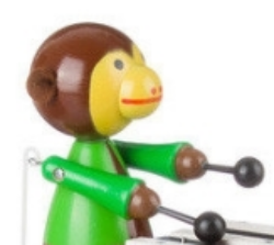 MS-MH750 Trekfiguur met xylofoon aap 108-1 Duurzaam speelgoed 2
