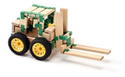 JOIN CLIPS Bouwplankjes Basisset - 14 in 1 Vehicle Adventure Set - Vanaf 6 jaar