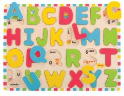 BJ-BJ755 Puzzel ABC Hoofdletters Big Jigs Duurzaam speelgoed 1