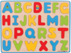 BJ-BJ755 Puzzel ABC Hoofdletters Big Jigs Duurzaam speelgoed 2
