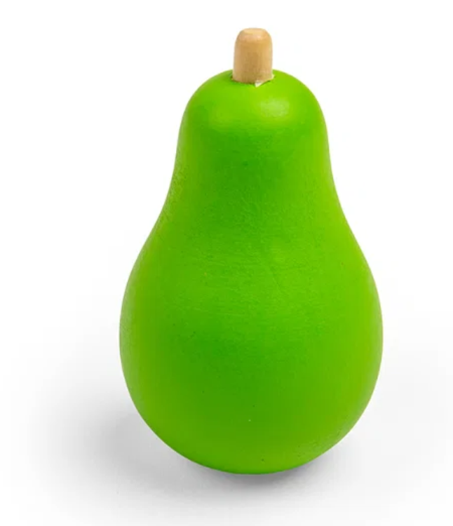 Bigjigs houten fruit Peer groen BJ-BJF103 1