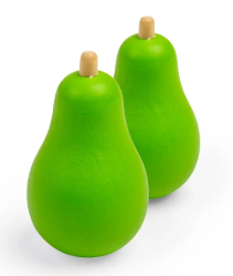 Bigjigs houten fruit Peer groen BJ-BJF103 4