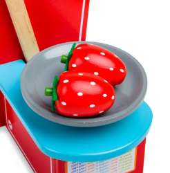 Bigjigs houten fruit Aardbei BJ-BJF104 2