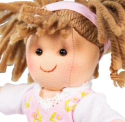Bigjigs lappenpop Rose 28 cm BJ-BJD007 4
