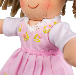 Bigjigs lappenpop Rose 28 cm BJ-BJD007 5