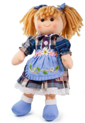 Bigjigs lappenpop Katie 34 cm BJ-BJD016 1