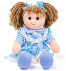 Bigjigs lappenpop Amalia 38 cm BJ-BJD023 2