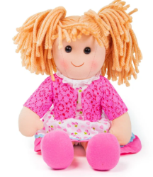Bigjigs lappenpop Becky 38 cm BJ-BJD053 3