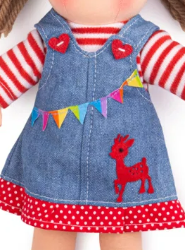Bigjigs lappenpop Hattie 25 cm BJ-BJD058 2