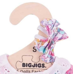 Bigjigs Poppenkleding jurkvest bloem roze BJ-BJD501 3