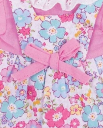 Bigjigs Poppenkleding jurkvest bloem roze BJ-BJD501 2