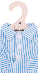 Bigjigs Poppenkleding pyjama blauw BJ-BJD514 2