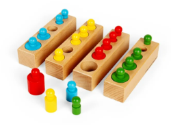 Bigjigs houten gewichtblokken vier kleuren BJ-BJ36012 4