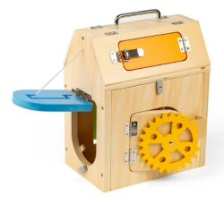 Bigjigs houten leer en speel slotjeshuis BJ-BJ37004 2