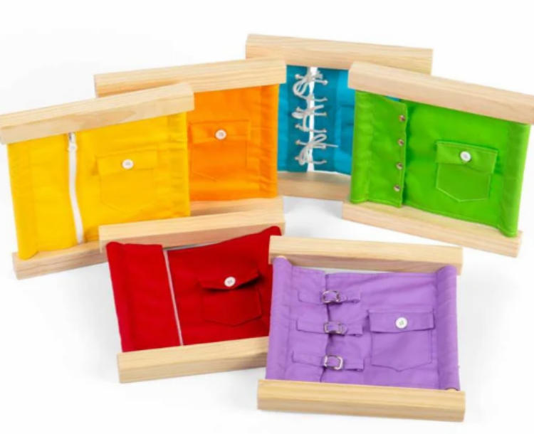 Bigjigs Houten frames met diverse bevestigingssystemen BJ-BJ37003 1