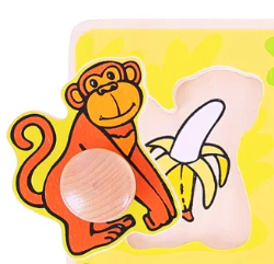 Bigjigs Puzzel grote knoppen safari BJ-BJ521 3