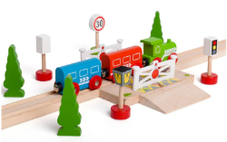 Bigjigs Verkeersignaleringsset voor houten trein- en autobaan BJ-BJT061 4