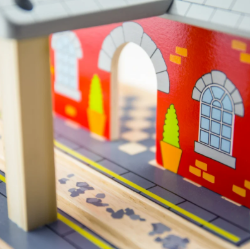 Bigjigs stationsgebouw houten trein BJ-BJT215 4