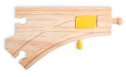 Bigjigs Houten rails mechanische wissel 2 stuks BJ-BJT219 4