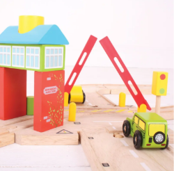 Bigjigs Signaalhuis houten treinbaan BJ-BJ226 2